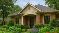 6 Model Rumah dengan Taman Bunga yang Rimbun, Inspirasi Hunian 2025 yang Indah dan Asri