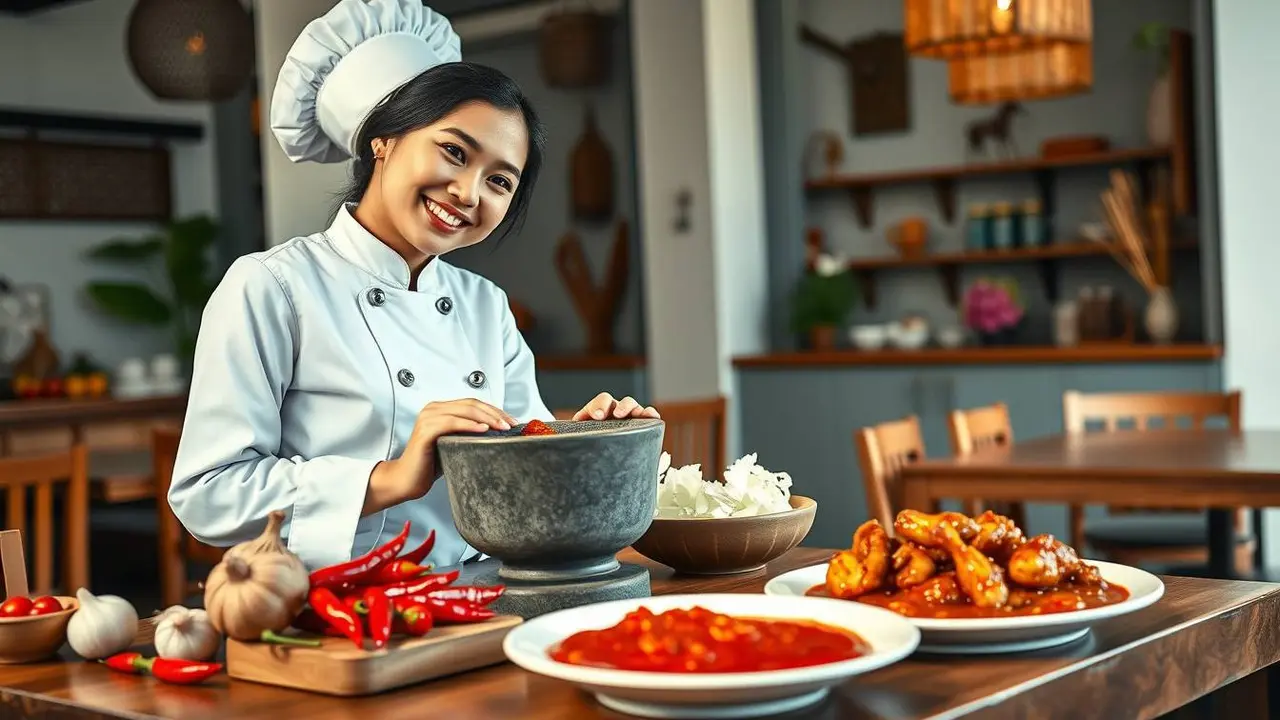 cara bikin sambal geprek