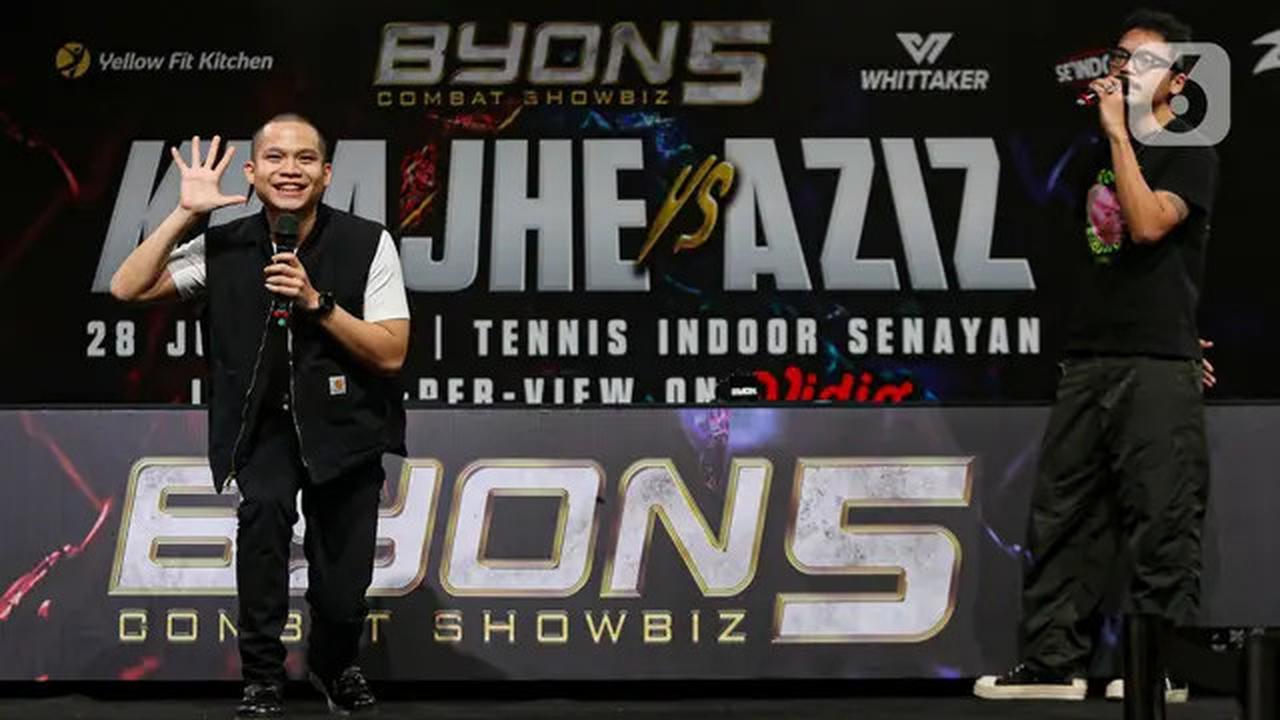 Tayang di Vidio, BYON Combat Showbiz Vol.5 Tampilkan Pertarungan Seru Antara Kkajhe vs Aziz Calim