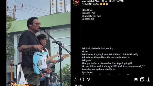 Virgoun Beri Pesan ke Penonton di Tengah Aksi Panggungnya: Buat Cowok-Cowok Jangan Ditiru, Kalau Udah Nggak Sayang Ngomong Ya