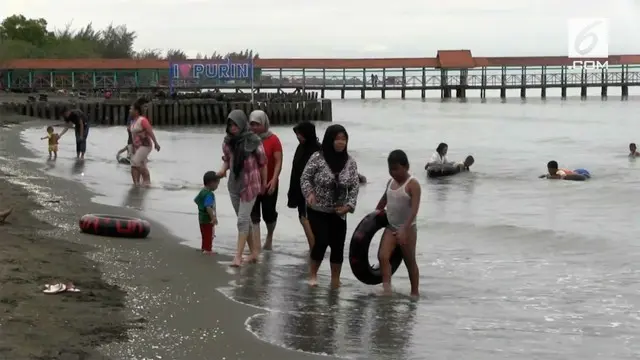 Efek peristiwa tsunami di Selat Sunda, wisata pantai di Pantura ikut sepi dari pengunjung.