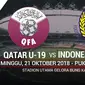 Jadwal Piala AFC U-19 matchday ke-2, Indonesia vs Qatar. (Bola.com/Dody Iryawan)