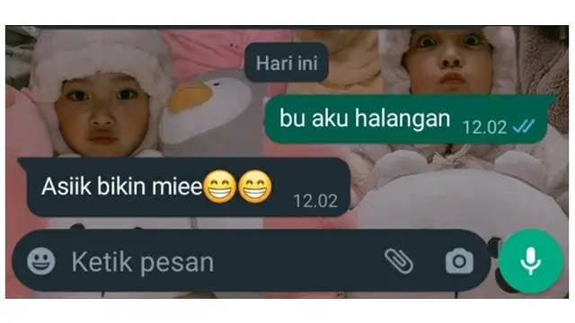 6 Balasan Chat Ibu saat Anak Lapor Haid di Tengah Jalani Puasa Ini Bikin Senyum