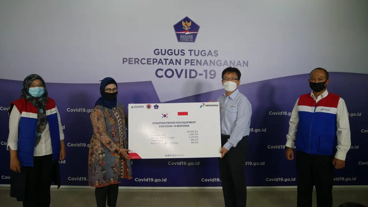 BNPB menerima bantuan peralatan diagnosa Covid-19 dari Hyundai Engineering