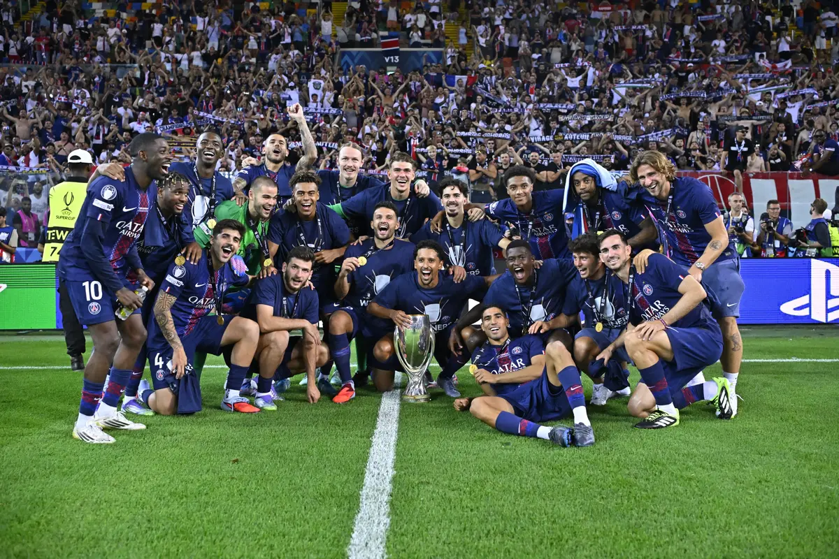 PSG Defeat Tottenham in the 2025 UEFA Super Cup, Winning Their First Title!