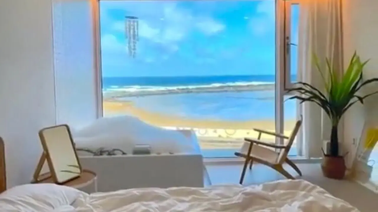 Ilustrasi hotel mewah Square Bay di Seoul sebelum menghasilkan barang bekas