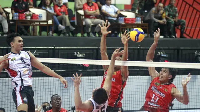 FOTO LaVani Allobank Electric Vs Bhayangkara Presisi dalam lanjutan PLN Mobile Proliga 2024