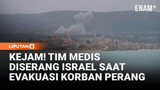 Ngeri! 3 Tim Paramedis Diserang Rudal Israel Berturut-turut Saat Evakuasi di Lebanon