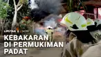 Waktu bersantai bersama keluarga di akhir pekan, berubah jadi kepanikan bagi warga Ujung Menteng, Jakarta Timur. Lebih dari 20 rumah terbakar, gara-gara kompor yang menyala.