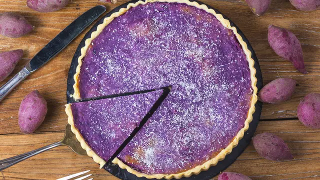 pie ubi ungu