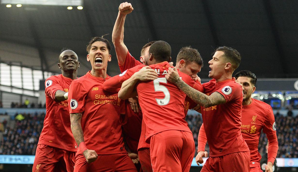 3. Liverpool - 146.122.439 poundsterling dalam 29 pertandingan. (AFP/Oli Scarff)