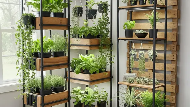 Ide Kebun Mini Vertikal untuk Rumah Mini (Image by Gemini AI)