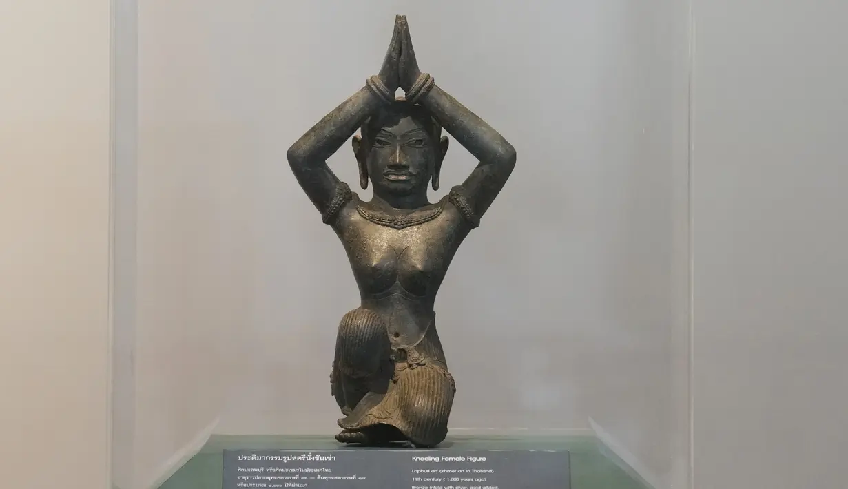 Pemulangan karya seni terbaru ini terjadi ketika banyak museum di AS dan Eropa memperhitungkan koleksi yang berisi benda-benda yang dijarah dari Asia, Afrika, dan tempat-tempat lain selama berabad-abad penjajahan atau pada masa pergolakan. (AP Photo/Sakchai Lalit)
