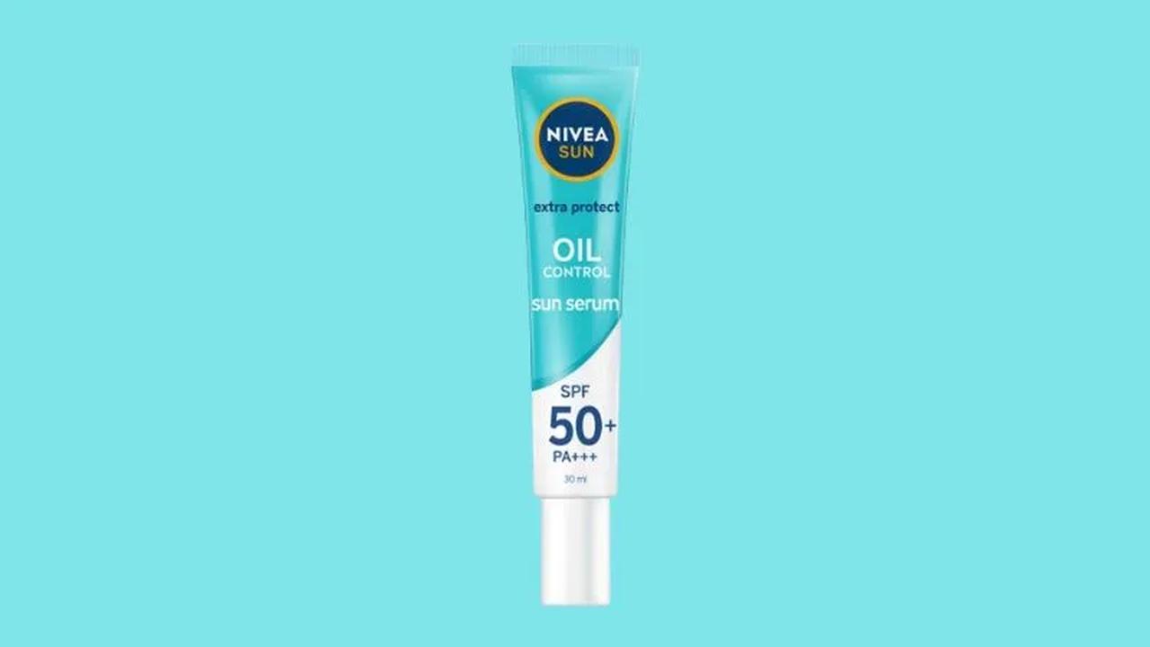 4. Nivea Sun Face Protection Serum SPF 50+ PA +++ Oil Control - Rp50.000 (30 ml)