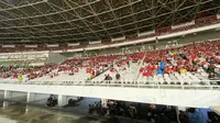 Tidak Seperti saat Menjamu Jepang, Banyak Kursi di SUGBK yang Kosong saat Timnas Indonesia Vs Arab Saudi