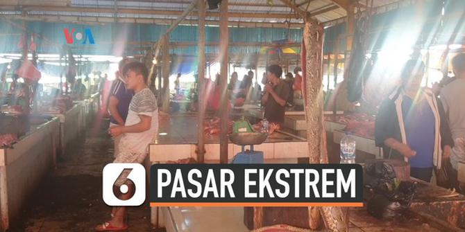 VIDEO: Corona Merebak, Pasar Tomohon Masih Jual Daging Ular dan Kelelawar