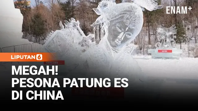 Kemegahan Patung Es dan Salju di Kompetisi Internasional China