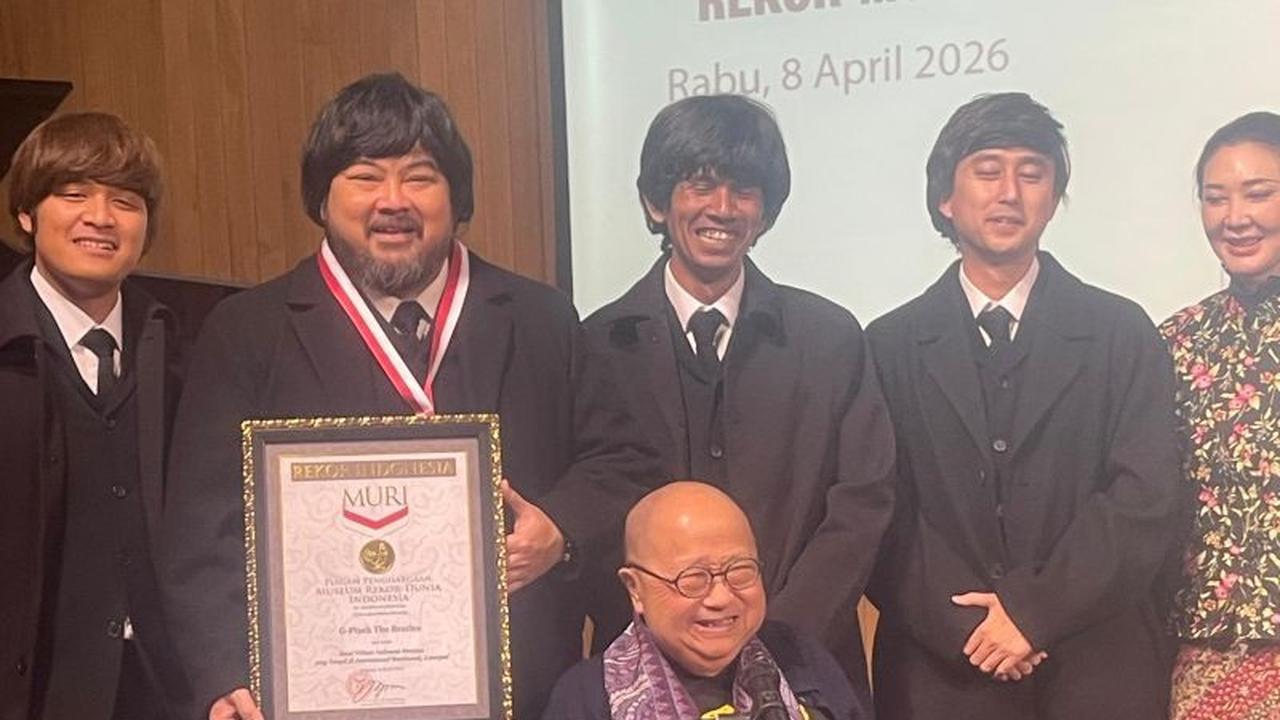 G-Pluck Beatles Raih Penghargaan MURI atas Dedikasi Melestarikan Karya The Beatles