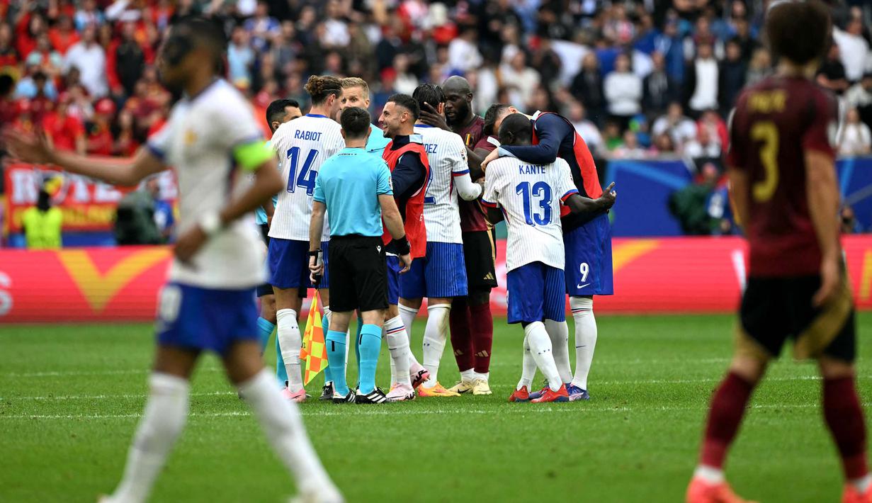 Di perempat final Euro 2024, Prancis akan bertemu Portugal. (OZAN KOSE/AFP)