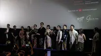 Para pemain dan penari film Serial Musikal Payung Fantasi saat peluncuran perdana di Plaza Indonesia, Senin, 24 Oktober 2022.