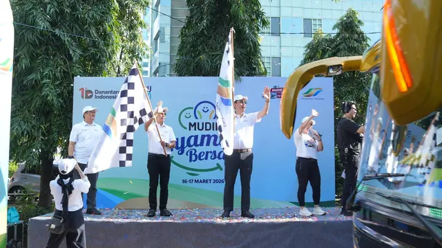 Holding Perkebunan Nusantara/PTPN Group melepas peserta Mudik Gratis BUMN Tahun 2026.