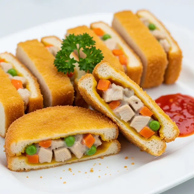 Roti Goreng dari Roti Tawar Sisa (Image by Gemini AI)