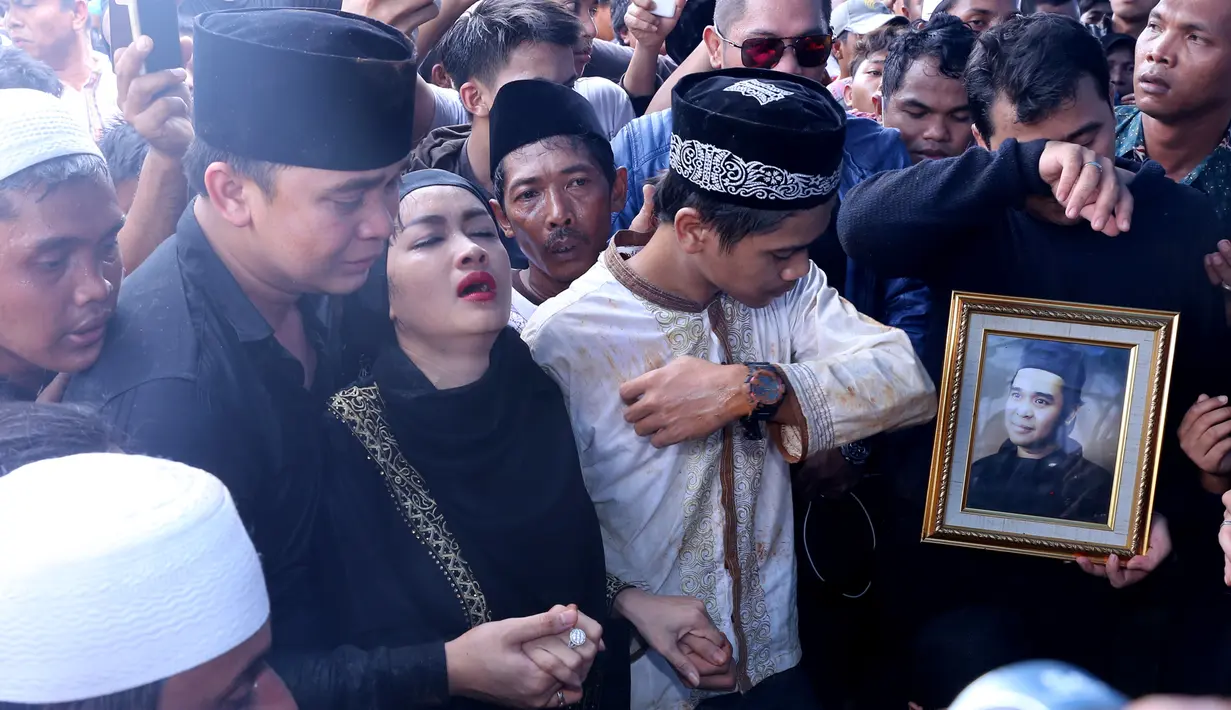 Kepergian Olga Syahputra memang menjadi pukulan berat untuknya (Foto: Galih W Satria)