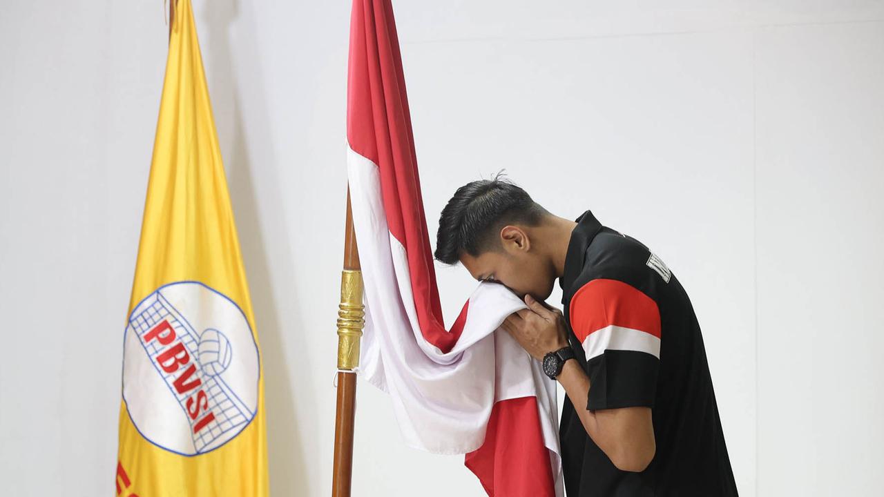 FOTO: Timnas Voli Putra U-21 Resmi Dilepas, Siap Harumkan Nama Indonesia di Kejuaraan Dunia