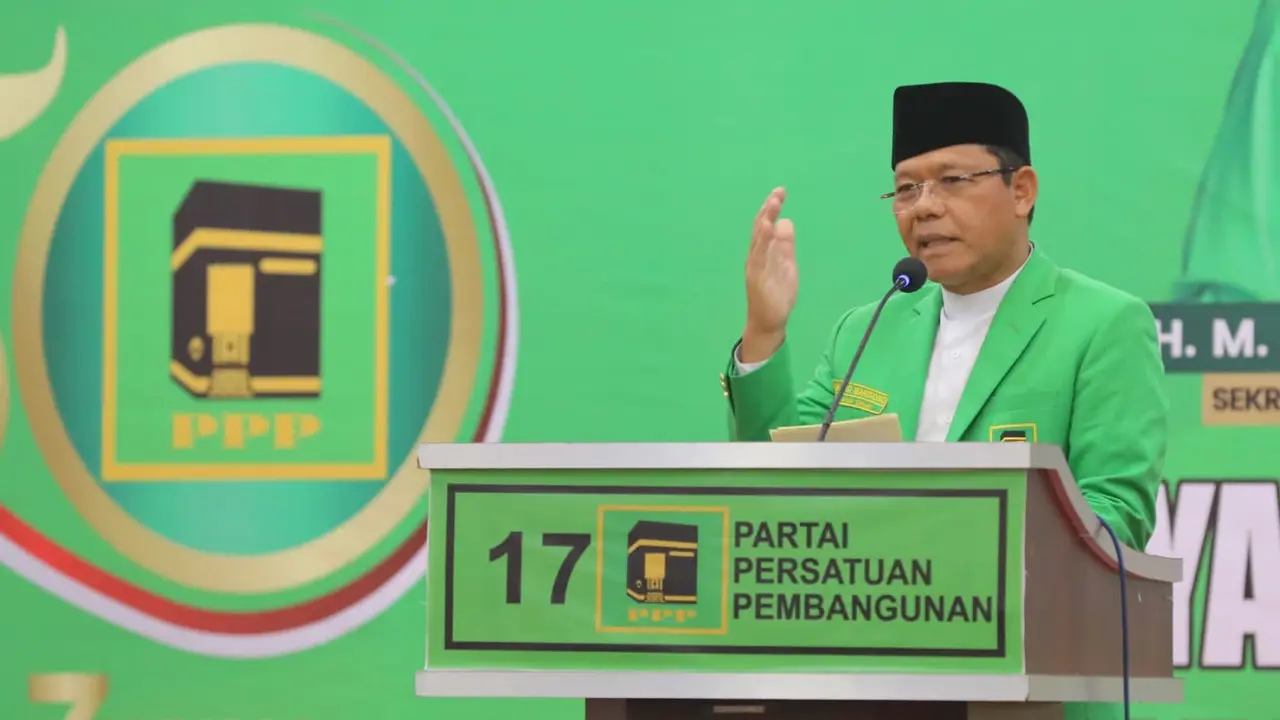 Plt Ketum PPP Muhamad Mardiono Membuka Musyawarah Kerja Wilayah (Mukerwil) 1 DPW Aceh