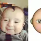 Ekspresi lucu bayi ini mirip emoticon (Foto: Facebook/Architecture & Design)