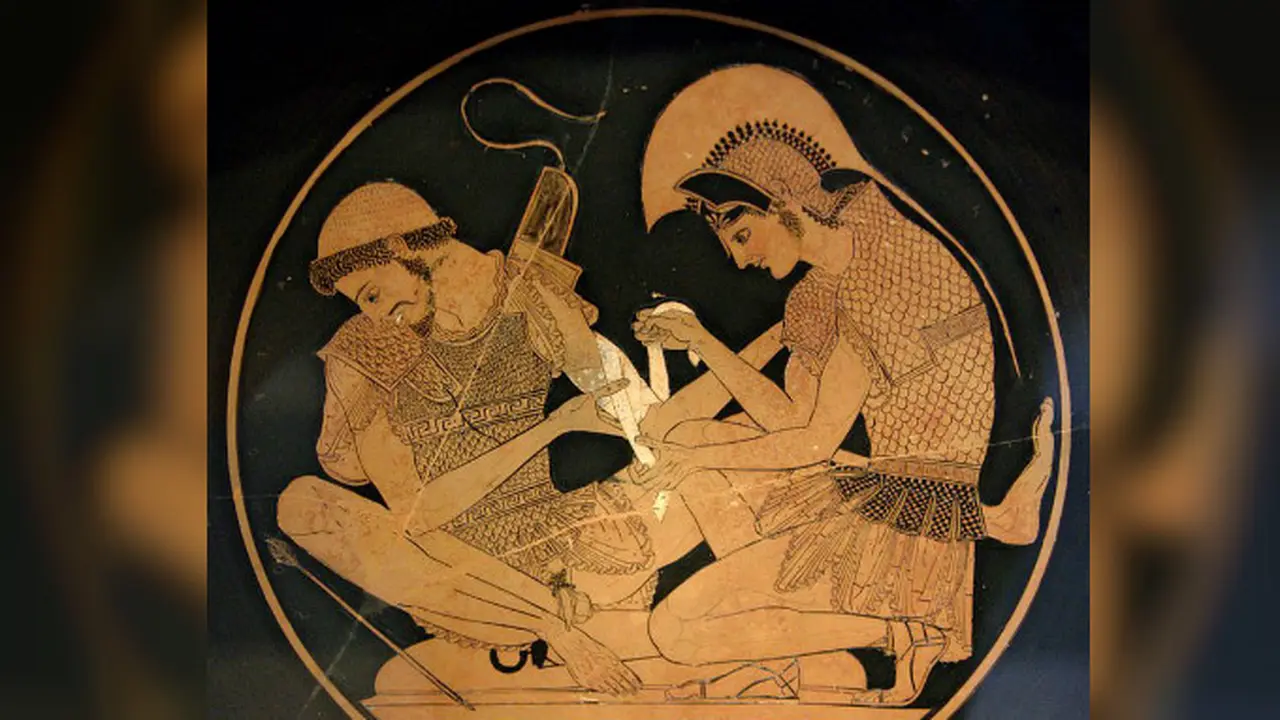 Achilles dan Patroclus adalah kisah cinta sesama jenis pada zaman Yunani Kuno (Wikipedia/Public Domain)