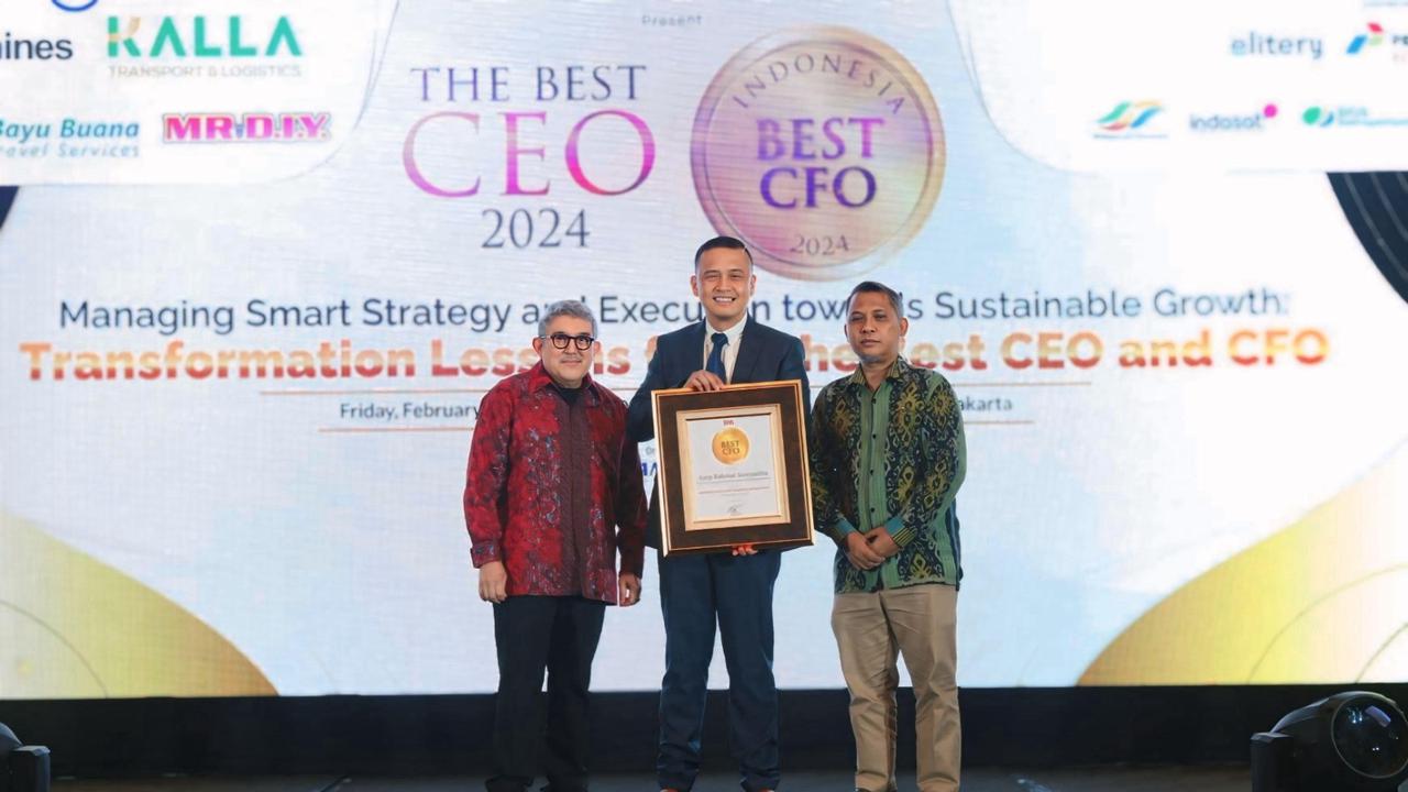 Direktur Keuangan dan Manajemen Risiko BPJS Ketenagakerjaan Raih Penghargaan Indonesia The Best CFO 2024