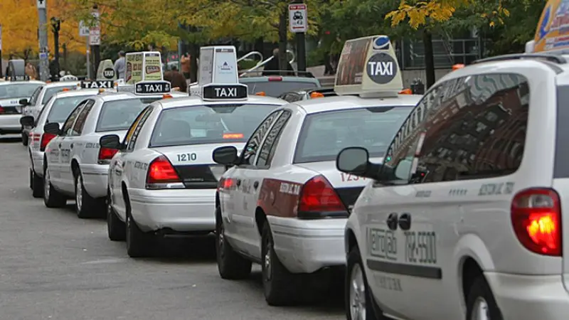 Ilustrasi Taksi di Boston, Amerika Serikat
