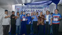 Relawan Agus-Sylvi Masuk Tim Pemenangan Laskar Asli