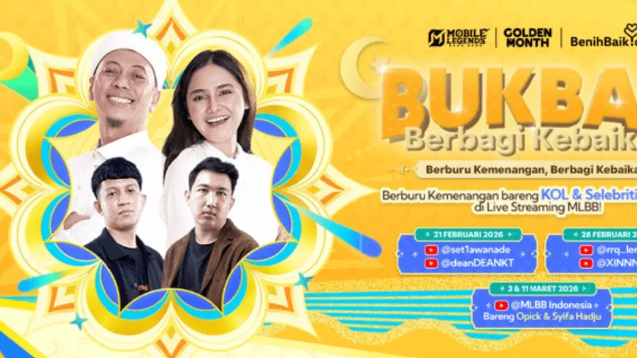 Program Ramadan "BUKBAR Berbagi Kebaikan" MLBB Indonesia. Credit: Moonton