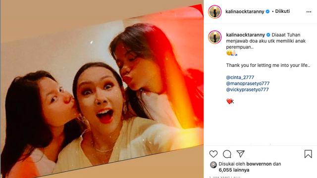 Semakin Dekat, Kalina Ocktaranny Anggap Anak-Anak Vicky Prasetyo sebagai Anaknya Juga