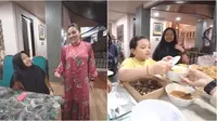 Ashanty ajak anak angkat buka bersama (Sumber: YouTube/The Hermansyah A6)