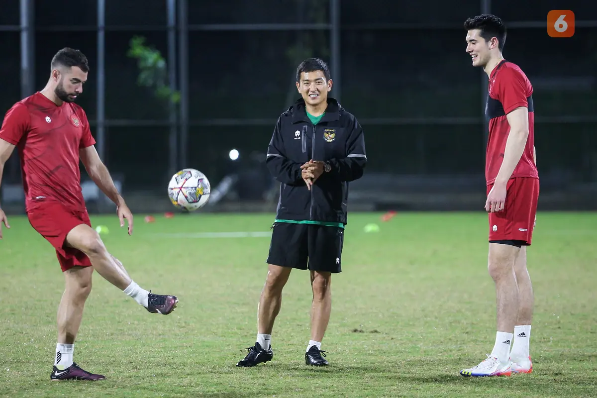 Latihan Timnas Indonesia Menjelang Laga FIFA Matchday Melawan Burundi