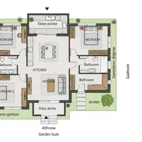 Gambar Rumah Kampung Sederhana tapi Cantik 3 Kamar/Sketsa Denah Rumah Sederhana di Kampung (Sumber: gemini.com)