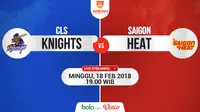 CLS Knights Vs Saigon Heat (Bola.com/Adreanus Titus)