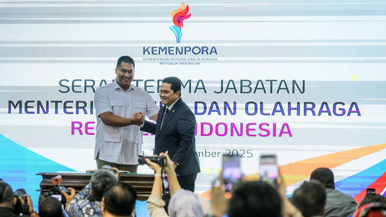 FOTO: Erick Thohir Resmi Jabat Menpora, Gantikan Dito Ariotedjo