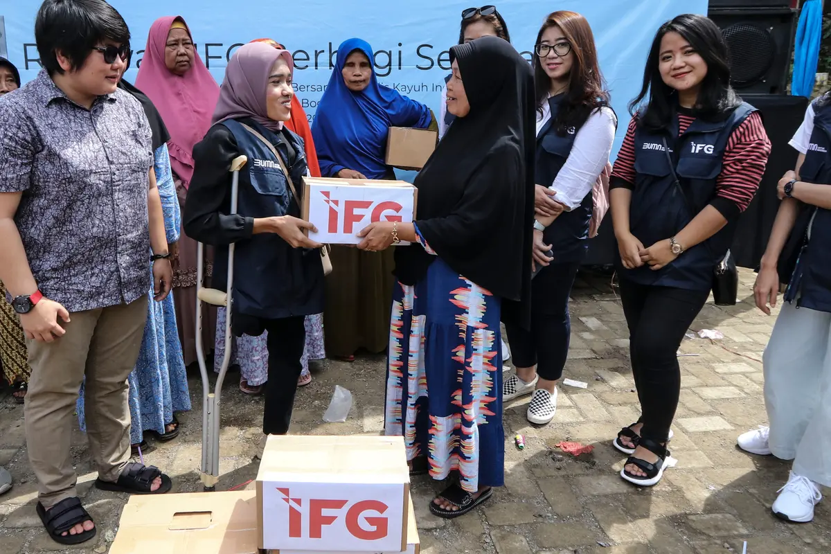 Kolaborasi IFG dan JKI Salurkan Bantuan Paket Sembako