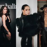 Desainer Harry Halim gelar pertunjukkan busana untuk Winter 2025 bertajuk Finality pada Jumat (21/3). Pertunjukkan busana ini diramaikan oleh Cinta Laura, Adinia Wirasti hingga Chicco Jerikho yang tampil dengan busana bernuansa dark nan dramatis [@claurakiehl @snap.nuel]