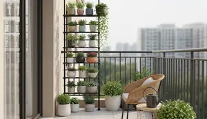 7 Model Rak Tanaman untuk Balkon Sempit, Bikin Koleksi Lebih Rapi dan Hemat Tempat