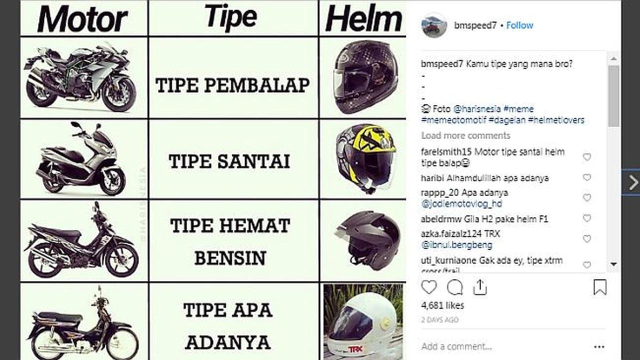 Berbagai hal bisa dijadikan Meme menarik, tidak terkecuali yang berkaitan dengan otomotif.