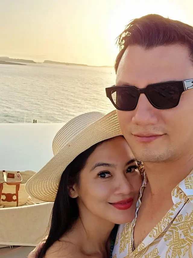 Titi Kamal bareng Christian Sugiono liburan (Instagram/titi_kamall)