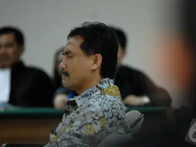 Sidang lanjutan dengan terdakwa Andi Alfian Mallarangeng kembali digelar, Senin (30/6/2014) (Liputan6.com/Miftahul Hayat)