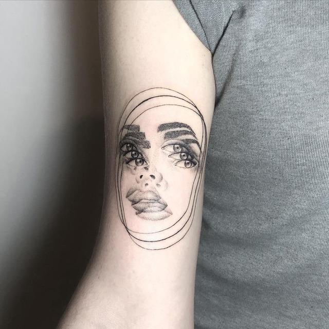 7 Karya Tato Anti-Mainstream Punya Ilusi Optik yang Bikin Pusing