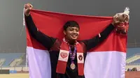 Abdul Hafiz berhasil meraih medali emas Lempar Lembing pada SEA Games XXXII/2023 Kamboja