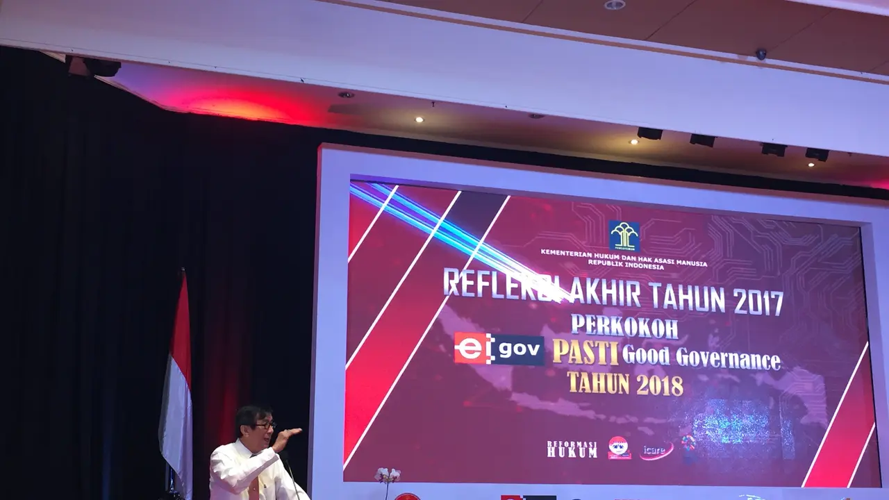 Menteri Hukum dan HAM Yasonna H Laoly.